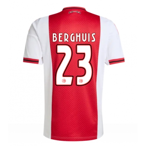 Billige Fotballdrakt Ajax Steven Berghuis #23 Replika Hjemmedrakt 2025-26 Kortermet Billige Fotballdrakt Ajax Steven Berghuis #23 Replika Hjemmedrakt 2025-26 Kortermet